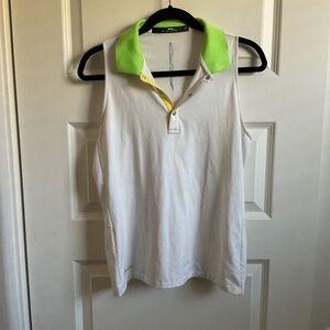 RLX Ralph Lauren Sleeveless Golf/Tennis Polo - Size Large